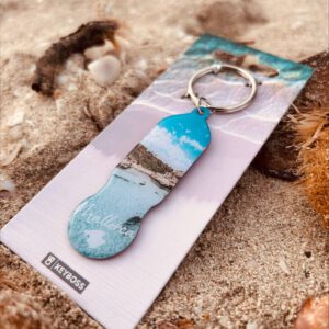 KEYBOSS® Mallorca Schlüsselanhänger Beach Bucht