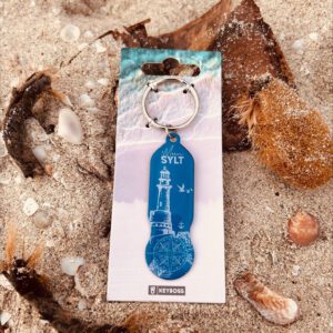 KEYBOSS® Sylt Schlüsselanhänger Leuchtturm Kompass